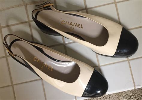 chanel ballet slingback|chanel style slingback flats.